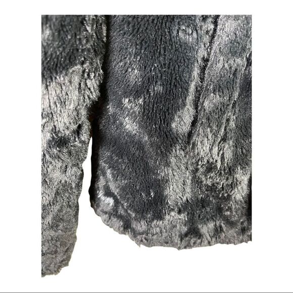 The North Face Black Puffer Jacket Women’s S Reversible Paint Splatter Workwear - Picture 6 of 10